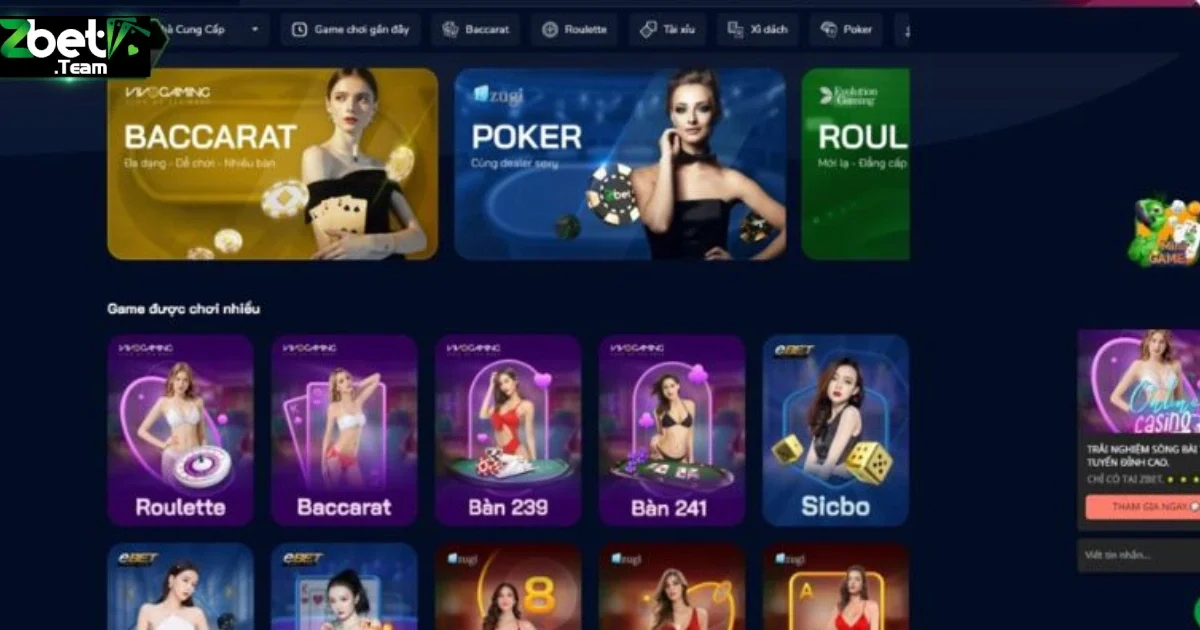 Các cột mốc quan trọng trong lịch sử phát triển của Zbet Casino